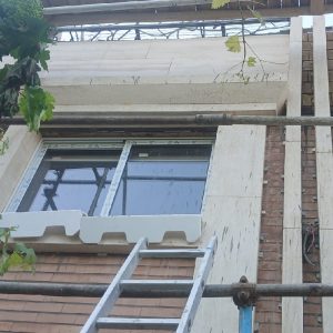اجرای سنگ کاری و آجرنما